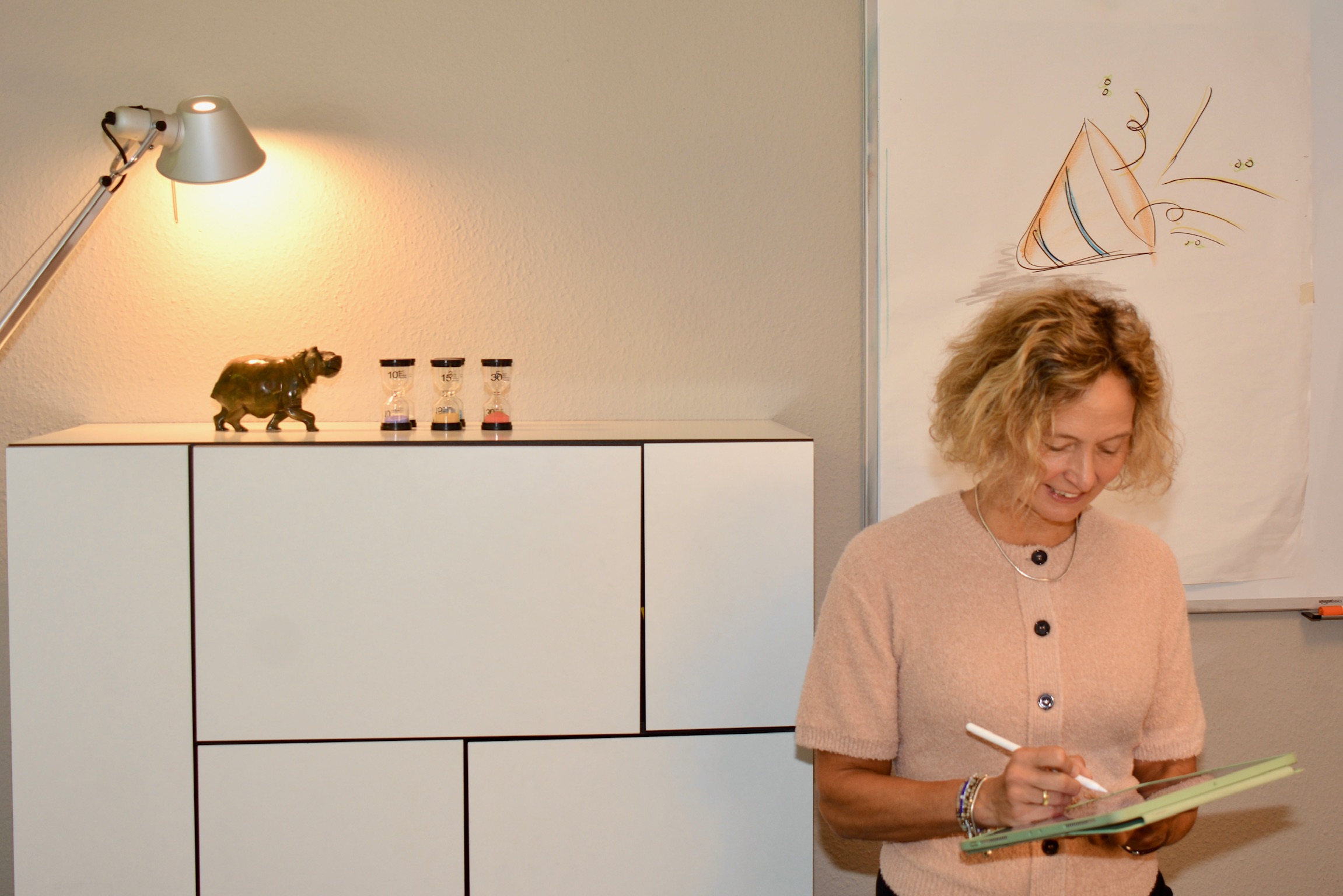 Sybille Paas in a coaching session